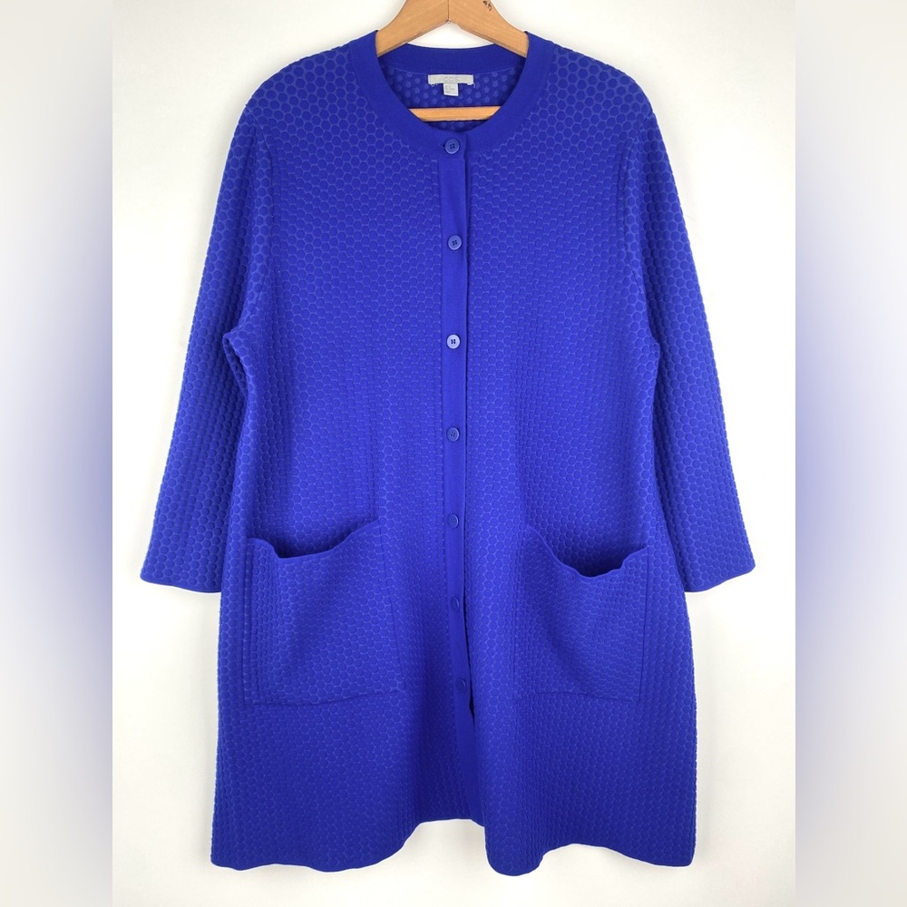 COS Textured Knit Cardigan Sweater, Sz M